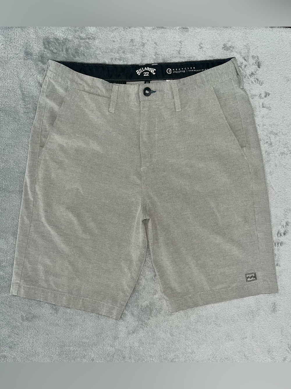 Billabong Crossfire Submersible Hybrid Shorts Mens 32 Gray Recycler Quick Dry